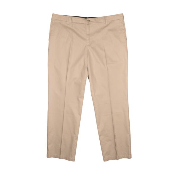 DOCKERS NEW $62 Signature Khaki‎ Flat Front Pant Flex Comfort Waistband Men's 40 - Picture 1 of 4